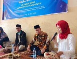 Yuni Oktaria SH Secara Musyawarah Dipilih Menjadi Ketua IKAHPI UIN Raden Fatah Palembang Dalam Acara Halal Bi Halal