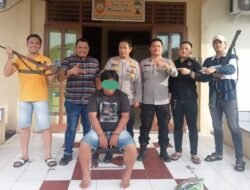 Unit Reskrim Polsek Penukal Abab Berhasil Mengungkap kasus Tindak Pidana Pengancaman Dengan Senjata Api
