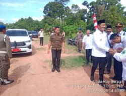 Bupati PALI, Asgianto, ST, Melaksanakan kunjungan kerja ke Kecamatan Tanah Abang