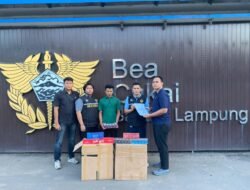 Sat Reskrim Polres Lampung Utara Amankan Penjual Rokok Ilegal, 25.800 Batang di Sita