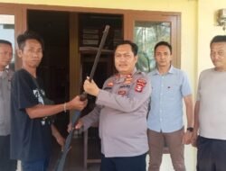 Warga Serahkan Senpi Rakitan ke Polsek Tanah Abang, Kapolres PALI Apresiasi Kesadaran Hukum Masyarakat