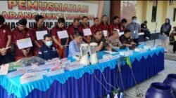 Ditresnarkoba Polda Sumsel Musnahkan BB 11,7 Kg Sabu dan 1.317 Butir Ekstasi, Ungkap Kasus Mei – Awal Juni