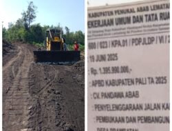 Masyarakat Abab Ucapkan Terima Kasih Atas Pembangunan Jalan Baru Betung Prambatan