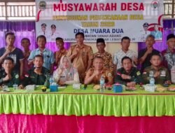 Dalam Rangka Penyusunan RKPDes Tahun 2026, Pemerintah Desa Muara Dua Gelar Musyawarah Desa