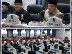 BUPATI DAN WAKIL BUPATI HADIRI RAPAT PARIPURNA DPRD BAHAS RANCANGAN PERUBAHAN APBD 2025