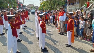 Dalam Rangka Memeriahkan HUT RI Ke-80 Tahun 2025, Pemdes Air Itam Timur Gelar Lomba Gerak Jalan
