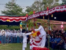 Masyarakat Desa Air Itam Antusias Mengikuti Upacara Bendara Peringatan HUT RI Ke – 80