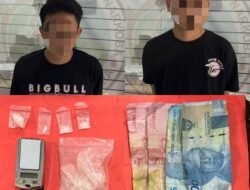 Dua Pelaku Pengedar Sabu Diringkus Sat Narkoba Polres Lampung Utara