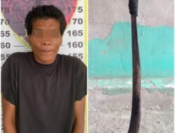 Unit Reskrim Polsek Penukal Abab, Amankan Seorang Pria Warga Desa Betung Diduga Melakukan Pembacokan