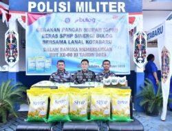 Dukung Swasembada Pangan, Danlanal Kotabaru Gelar Gerakan Pangan Murah Dilakukan Melalui Vicon Secara Serentak