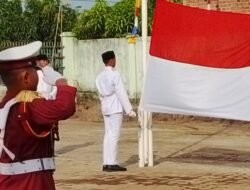 Masyarakat Desa Air Itam Timur Antusias Mengikuti Upacara Bendara Dalam Peringatan HUT RI ke-80