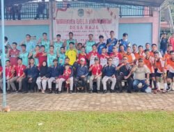 Aswin Markosuma Membuka Turnamen Sepak Bola antar Dusun Desa Raja Tanah Abang