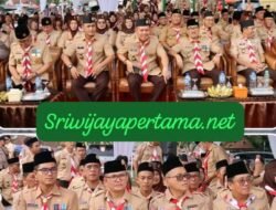 BUPATI LAMPUNG UTARA PIMPIN UPACARA HARI PRAMUKA KE-64 TAHUN 2025