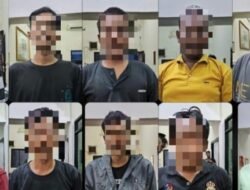 Polres Banyuasin Gerebak,10 orang di Tangkap ;Judi Sabung Ayam di Desa Mainan di