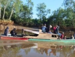 Diduga Tewas Dimangsa Buaya Muara Ketua BPD Desa Terlangu Hilang Saat Melaut,