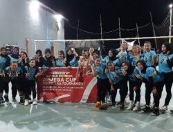 Junjung Sportifitas, Tim Laskar FC Tembus Menuju Semifinal Kejuaraan Voly Putri Armega
