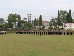 Polres Lampung Utara Gelar Upacara Peringatan Hari Olahraga Nasional ke -42 tahun 2025