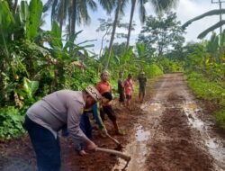 Kasubsektor Abung Kunang Ajak Warga Terus Kobarkan Semangat Gotong Royong