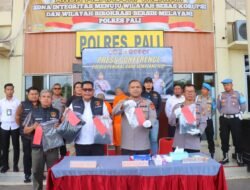 ‎Polres PALI Melakukan Confermasi Pers Terkait Pembunuhan Di Desa Sungai Limpah