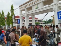 AMBES SUMSEL Gelar Aksi damai, minta Kejari Banyuasin Selidiki dana hibah PDAM Tirta Betuah