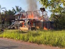 Satu Rumah Ludes di Lalap Sijago Merah, Kerugian Capai Rp80 Juta