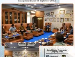 Pemkab Lampung Utara dan PLN Bahas Penguatan Layanan Kelistrikan