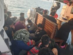 29 PMI Ilegal di Perairan Tanjung Balai Digagalkan Tim Subdit Patroli Air Ditpolair Baharkam Polri