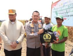 polres Banyuasin Laksanakan panen jagung serentak kuartal III untuk mendukung swasembada pangan 2025