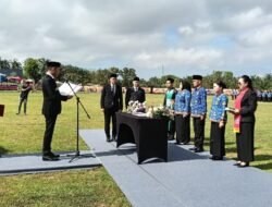 Bupati PALI Asgianto ST, Lantik 1469, PPPK di Lapangan Gelora November,