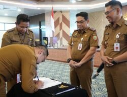Tindak Lanjut Rekomendasi BPK Kalsel, Pemkab Kotabaru Lakukan Penandatanganan Komitmen Bersama