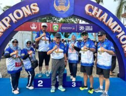 Sekda Lampung Utara Ikuti Korpri Run di Pembukaan Pornas Korpri XVII Palembang