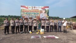 Polsek Talang Kelapa dan PT. Sutopo Lestari Gelar Penanaman Jagung Kuartal IV untuk Dukung Ketahanan Pangan