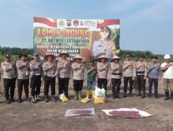 Polsek Talang Kelapa dan PT. Sutopo Lestari Gelar Penanaman Jagung Kuartal IV untuk Dukung Ketahanan Pangan