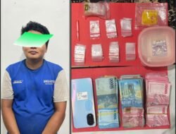 Sering Edarkan Sabu, Seorang Pria di Tangkap Tim Satres Narkoba Polres Kotabaru Bersama BB 20.78 Gram Sabu di Desa Gendang Timburu 