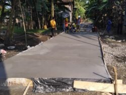 Sinergi Pemerintah dan Warga, Jalan Desa Tanah Abang Selatan Kini Lebih Layak dan Produktif