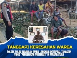 Polsek Pulau Sembilan Ambil Langkah Antisipasi, Tanggapi Video “Pengetukan Misterius” di Marabatuan