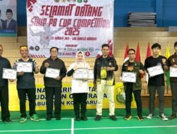 Kejuaraan Bulutangkis STKIP PB Cup Competition 2025 Resmi Dibuka Disparpora Kotabaru