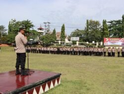 Siap Amankan Kunjungan Kerja Presiden RI di Kotabumi Utara, Polres Lampung Utara Gelar Gladi Bersih Pengamanan