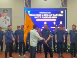 Ahmad Catur Nugraha Resmi Nahkodai Karang Taruna Kota Palembang 2025-2030, Usai Dikukuhkan H Ratu Dewa