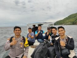 Guna Memastikan Kelancaran Musrenbang di Tingkat Desa, Polsek Pulau Sembilan Rela Arungi Laut Pakai Kelotok