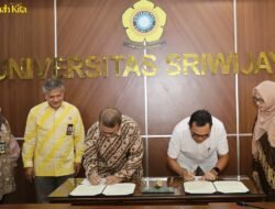 Jalin Kerjasama, UNSRI Bersama BRIN Tandatangani PKS Terkait Bidang Kehumasan, Riset Dan Inovasi
