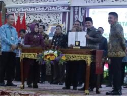 Maksimalkan SDI, Bupati Banyuasin Tanda Tangani Nota Kesepakatan Dengan BPS Banyuasin