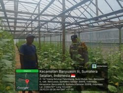 Bhabinkamtibmas Polsek Pangkalan Balai Gerakkan Masyarakat Dukung Program Swasembada Pangan Presiden