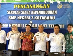 SMPN 2 Pulau Laut Utara dan SMAN 1 Pulau Laut Tengah di Canangkan sebagai Sekolah Siaga Kependudukan (SSK) Tahun 2025