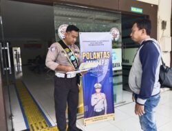 Bripka David sosok profil Petugas Samsat Kenjeran Surabaya yang sigap melayani wajib pajak dalam Polantas Menyapa