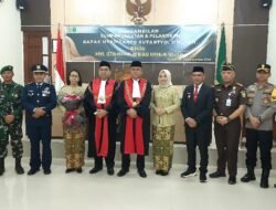 Wakil Ketua Baru Pengadilan Negeri Kotabaru Herdiyanto Sutantyo Resmi Dilantik Ketua Pengadilan Negeri Kotabaru