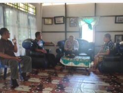 Guna Mempererat Hubungan dan Bersinergi Dengan Masyarakat, Polsek Pulau Sembilan Sambangi Tokoh Masyarakat Desa Tanjung Nyiur