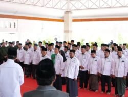 Bupati Askol Kukukan Pengurus MUI Banyuasin dan GANAS ANNAR Massa 2025 –2030