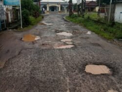 Jalan Suak Bara Rusak Parah 20 Tahun, LSM Nusantara Ekspres: “Pemkab Bisa Bangun Rumah Dinas Rp5 Miliar, Masa Jalan Tidak?”