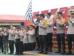 Misi Kemanusiaan di Gayo Lues, Aceh, 100 Personel BKO Satbrimob Polda Sumsel Diberangkatkan